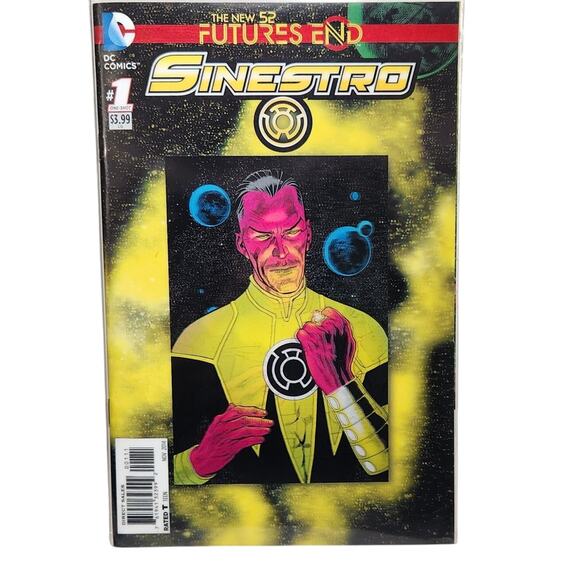 DC Comics Sinestro Futures End #1 Lenticular Cover NM - Picture 1 of 5
